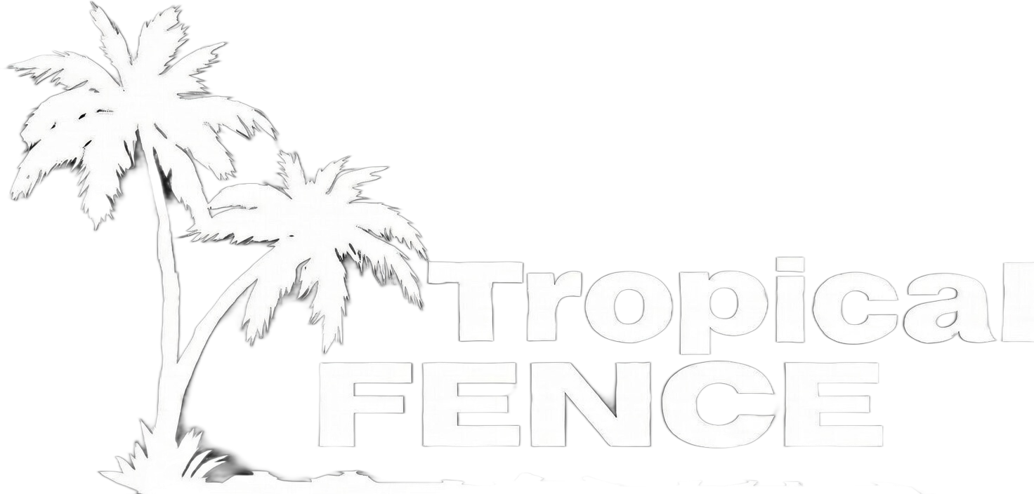 Tropical Fence White Logo