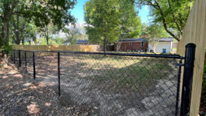 Residential Property Chain Link Fence