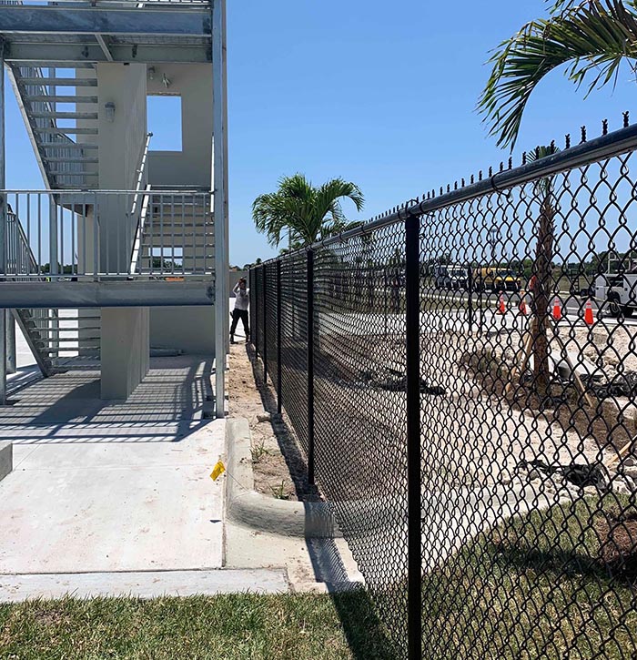 Commercial Chain Link Fence Installation