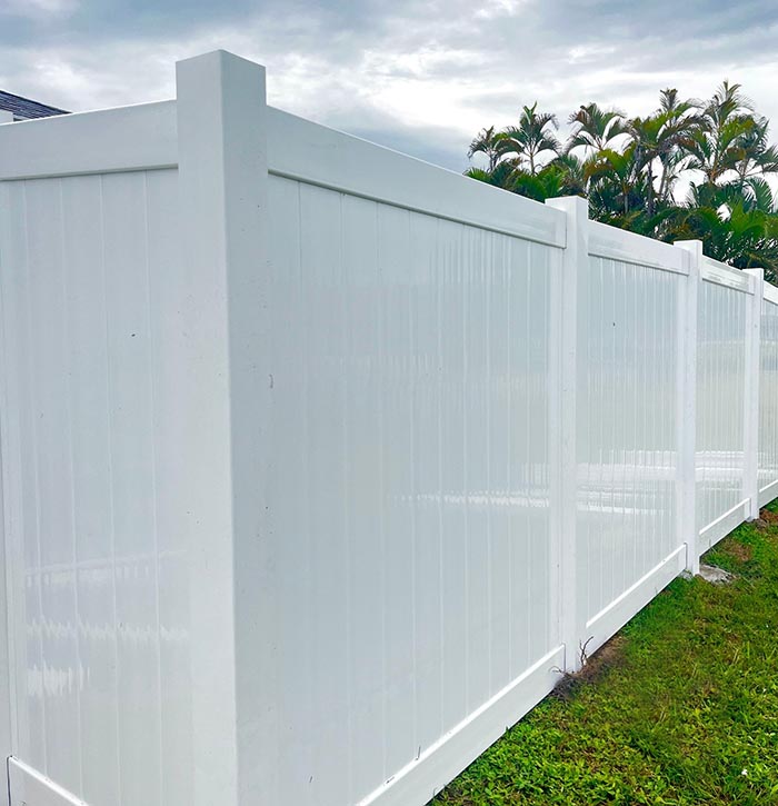 vinyl fence installed Cape Coral